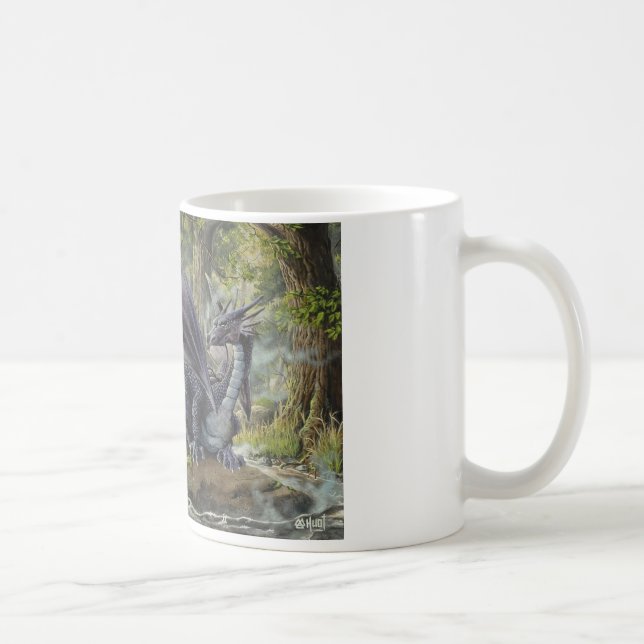 Forest Dragon -  by Marc-André Huot Coffee Mug (Right)