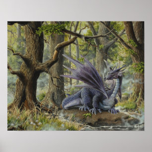 Forest Dragon - by Marc-André Huot Poster