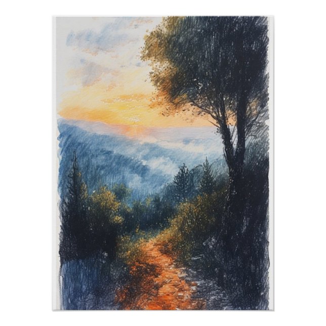 Forest drawing poster (Front)