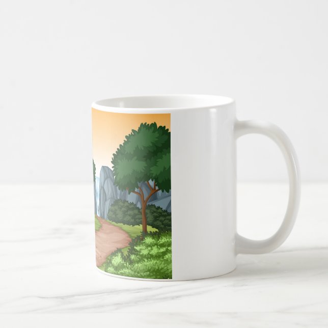 Forest Dreams – Nature-Inspired Mug (Right)