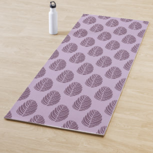 Forest Echo Lavender Mist Dusty Plum Yoga Mat