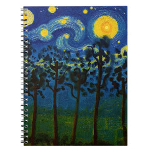 Forest Echoes of Infinity – A Forest Landscape Notebook