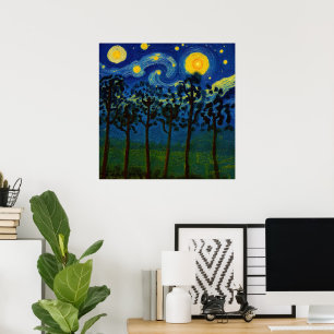 Forest Echoes of Infinity – A Forest Landscape Poster