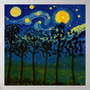 Forest Echoes of Infinity – A Forest Landscape Poster