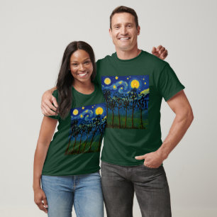 Forest Echoes of Infinity – A Forest Landscape T-Shirt
