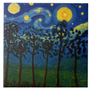Forest Echoes of Infinity – A Forest Landscape Tile