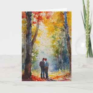 Forest Embrace Autumn Card