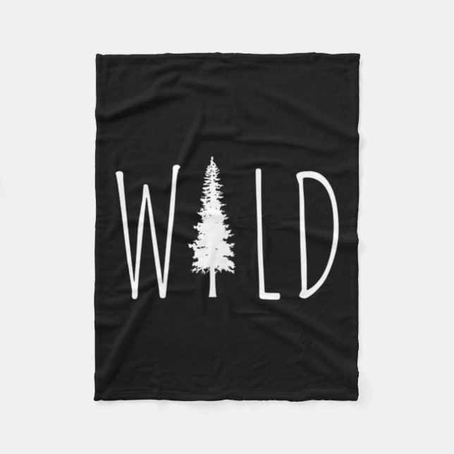 Forest Environmental Protection, Climate Protectio Fleece Blanket (Front)