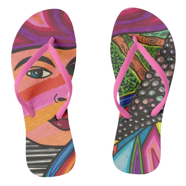 Forest face jandals (Footbed)