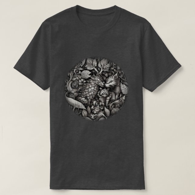 Forest Faces T-Shirt (Design Front)