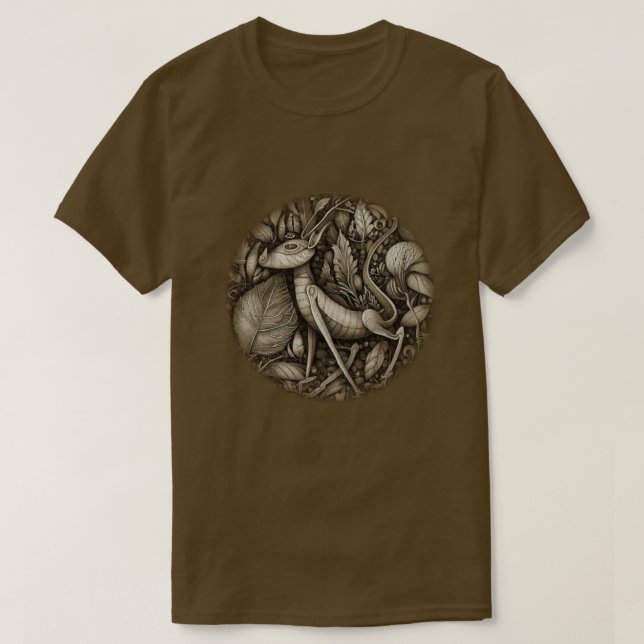 Forest Faces T-Shirt (Design Front)