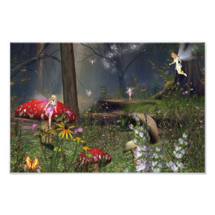Forest fairy print