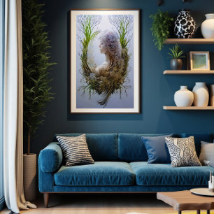 Forest fairy vibes poster