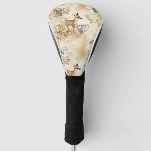 Forest Fawn Animal Pattern Golf Head Cover