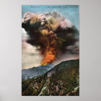 Forest Fire view in Mountains