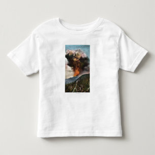 Forest Fire view in Mountains Toddler T-Shirt