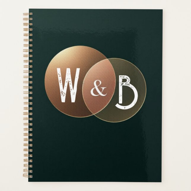 Forest Focus Geometric Outline Cover Planner (Front)