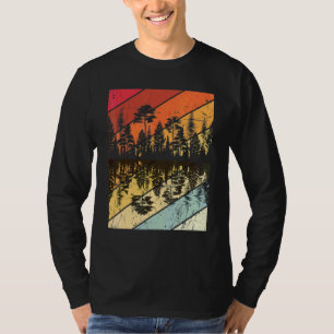 Forest Forrest Camping Vintage Tree Retro  1 T-Shirt