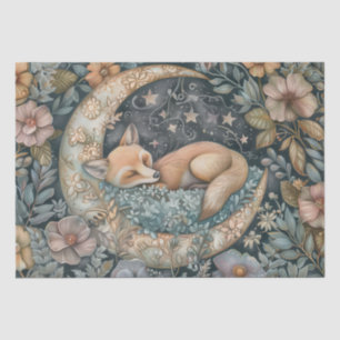 Forest Fox Cottagecore William Morris Decoupage  Tissue Paper