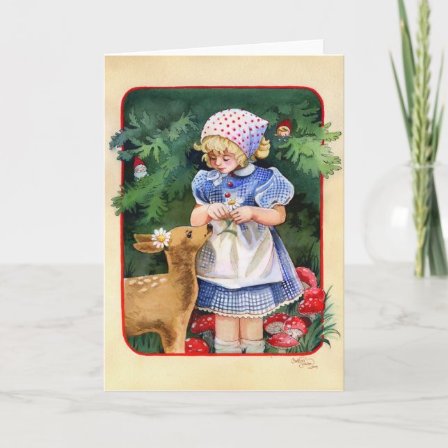 Forest Friend Holiday Card (Front)