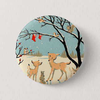 Forest Friends 6 Cm Round Badge