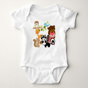 Forest Friends Baby Bodysuit