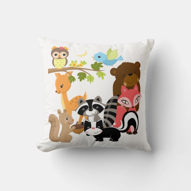 Forest Friends Cushion (Front)