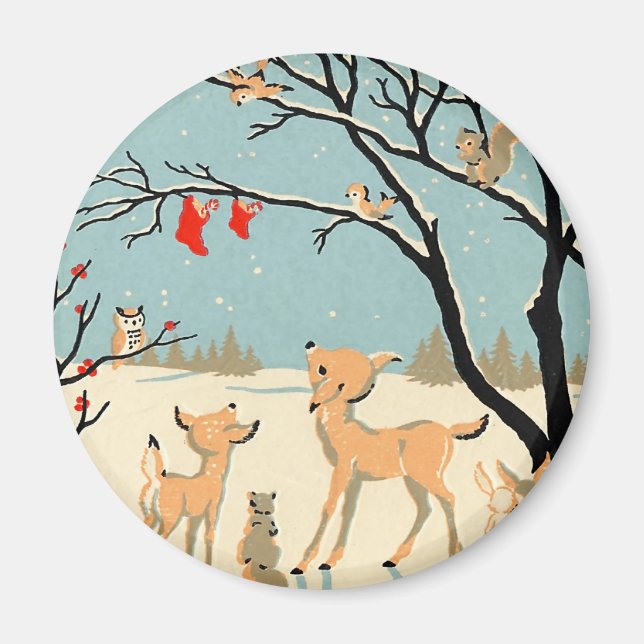 Forest Friends Magnet (Front)