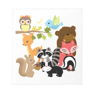 Forest Friends Notepad