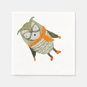 Forest Friends Owl Napkin