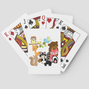 Forest Friends Playing Cards