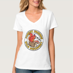 Forest Friends Wild Discovery Nature Art T-Shirt