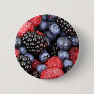 Forest Fruits 6 Cm Round Badge