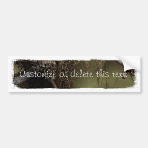 Forest Fuzz; Customisable Bumper Sticker