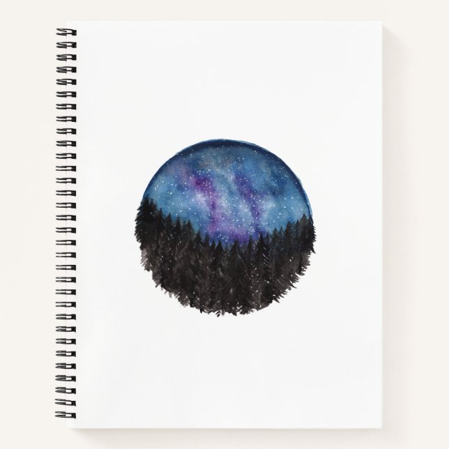 Forest Galaxy Notebook (Front)