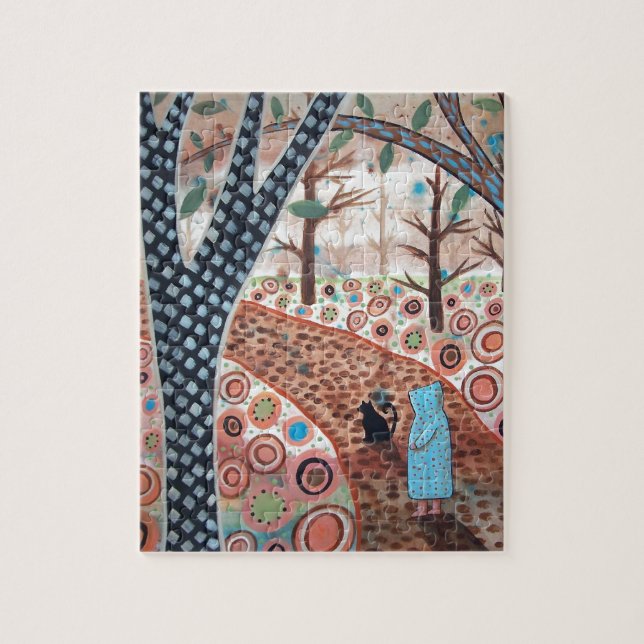 Forest Garden Landscape Jigsaw Puzzle (Vertical)