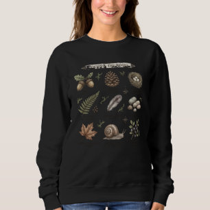 Forest Gathering Tea Party Woodland Animals Vintag Sweatshirt