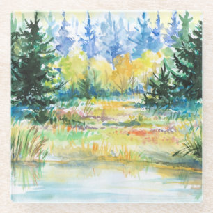 Forest Glass Coaster