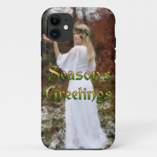Forest Goddess - Season's Greetings Case-Mate iPhone Case