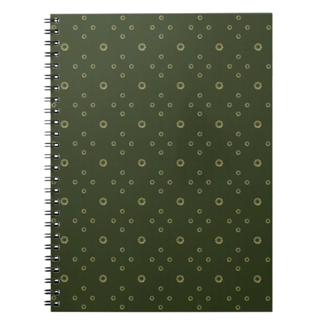 Forest | Golden Zinnia Sun Notebook (Front)