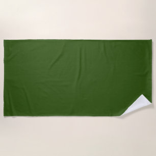  Forest Green #325513, Cactus Beach Towel