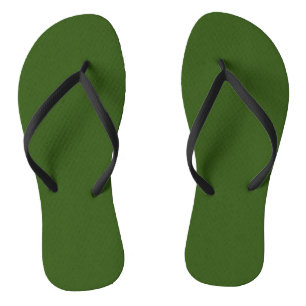 Forest Green #325513, Cactus Jandals