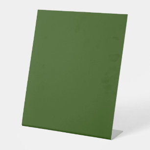 Forest Green #325513, Cactus Pedestal Sign