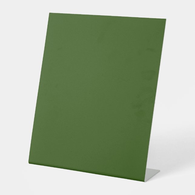 Forest Green #325513, Cactus Pedestal Sign (Front)