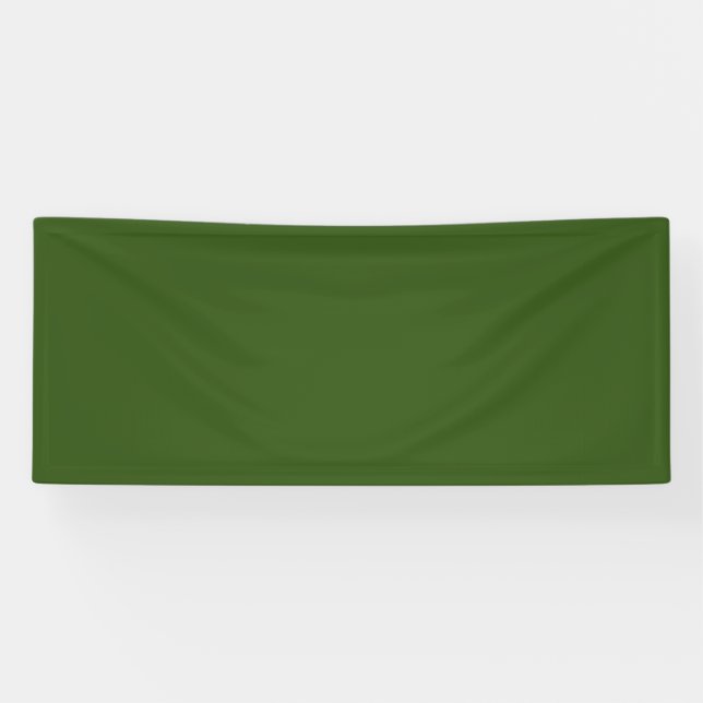 Forest Green #325513, Cactus Vinyl Banner (Horizontal)