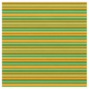 Forest Green and Orange Coloured Pattern Fabric