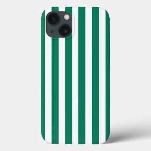 Forest green and white candy stripes Case-Mate iPh iPhone 13 Case