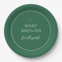 Forest Green Baby Shower