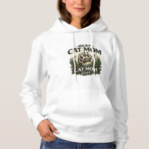 Forest green Best Cat mum ever T-Shirt Hoodie
