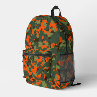 Forest Green Blaze Orange Camo
